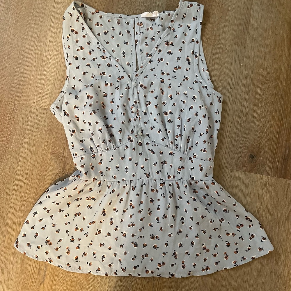 Floral Sleeveless Top